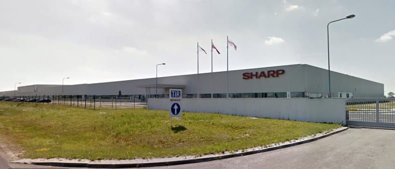Sharp's LCD plant in Torun, Poland