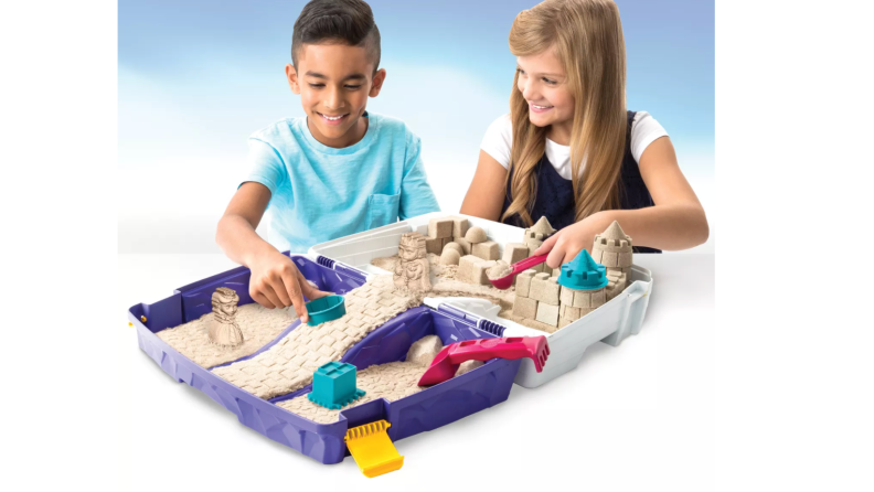 Kinetic Sand is mess-free, soothing, and lots of fun for sensory-seeking kids.