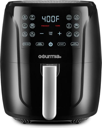 DASH 6-Quart Deluxe Air Fryer with Temp Control and Nonstick Basket