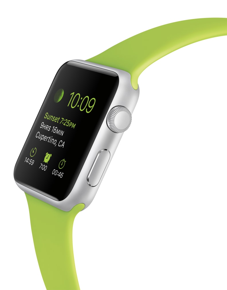 The Watch Sport edition will feature an aluminum case with polymer bands, rather than the stainless steel case of the standard watch.