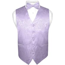Product image of Vesuvio Napoli Paisley Vest & Bow Tie Set