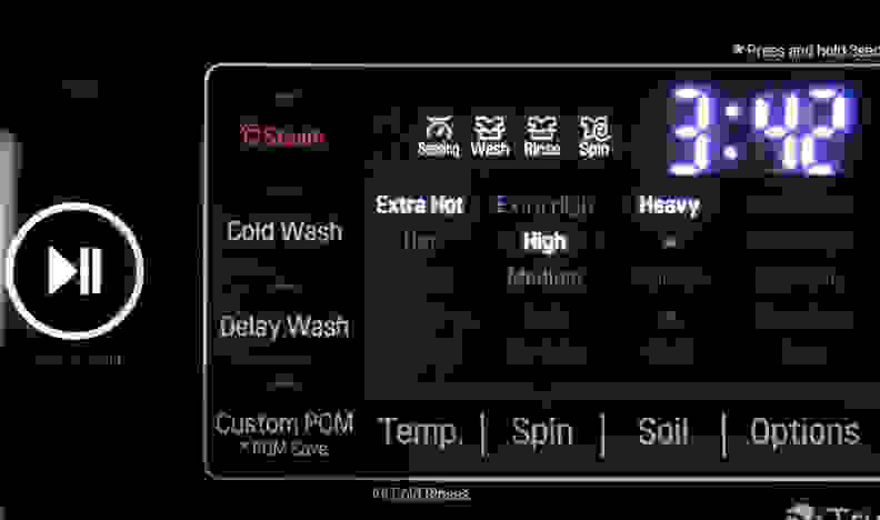 Load sense allows a washer to adjust cycle times based on changing conditions.