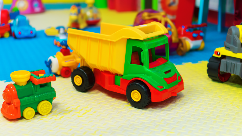 plastic truck toy