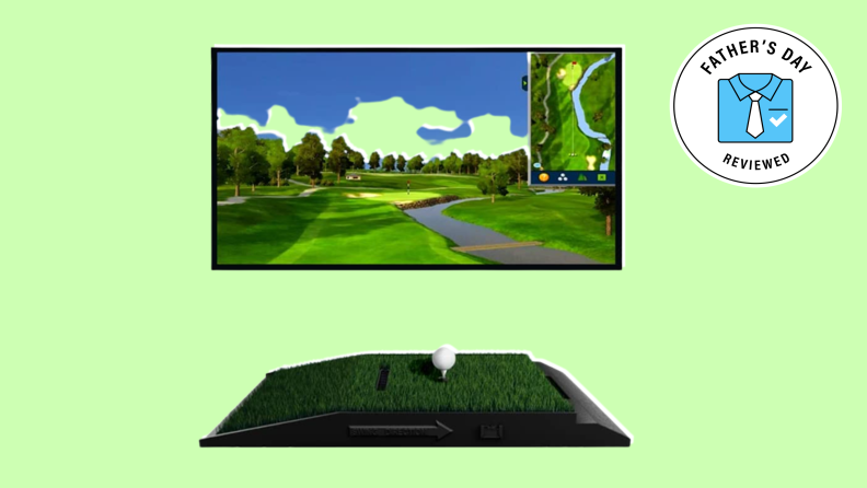 Best Father's Day gifts for dads who golf: OptiShot 2 Golf Simulator for Home