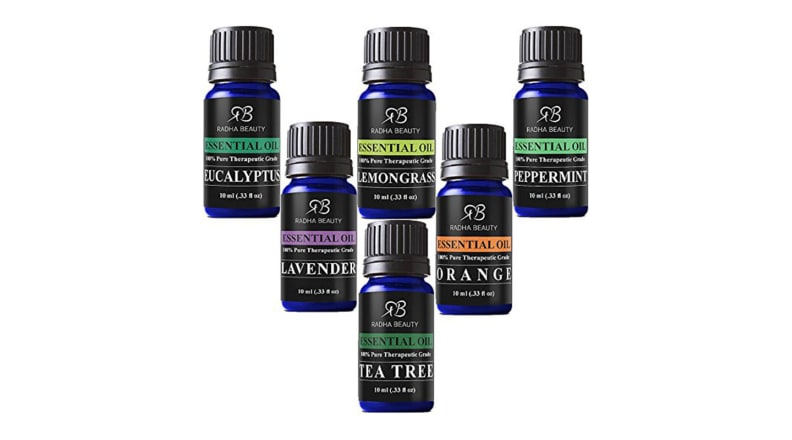 Radha Beauty's Essential Oil 6-pack Sampler
