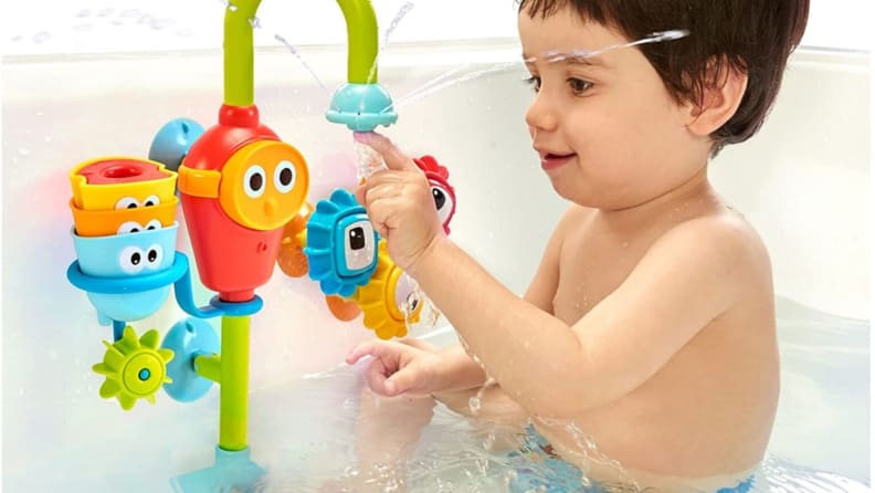 Squirt Baby Bath Toy Shower Whale Spraying Elephant Sprinkler Watering Drop Pot