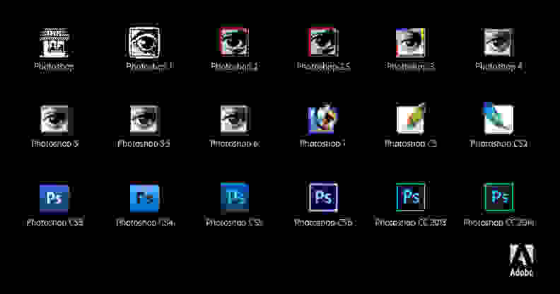 The Evolution of the Photoshop Icon