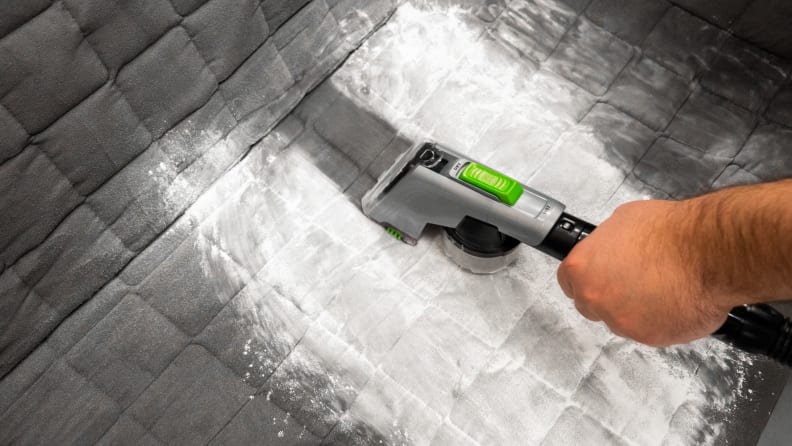 The Bissell Proheat cleaning furniture
