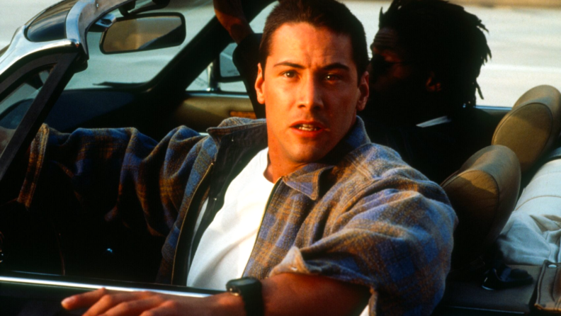 Keanu Reeves saves a busload of people (and then some) in 1994’s ‘Speed.’