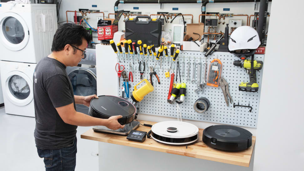 Here’s how we test robot vacuums in the Reviewed test labs