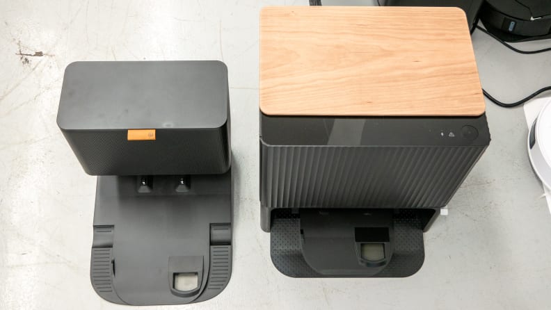 The charging docks of the j9+ and Combo j9+ side by side
