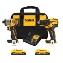Product image of DwWalt 20V Max 2-Tool Brushless Power Tool Combo Kit with Soft Case