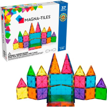 Product image of Magna-Tiles Clear Colors 37 Piece Set