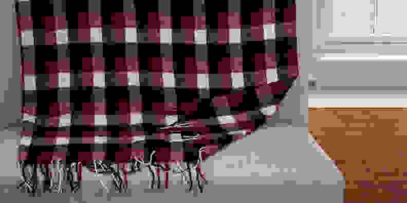 Plaid Throw Blanket