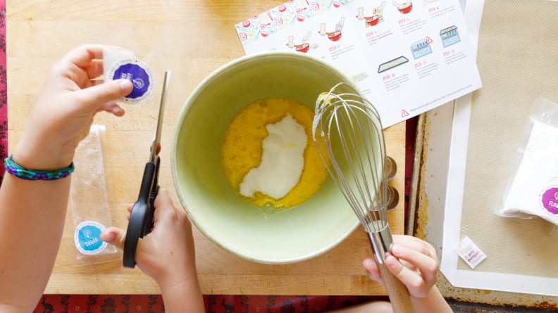 Baketivity kits come with almost everything you need to complete a baking project.
