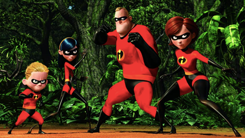 Characters from "The Incredibles"