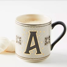 Product image of Tiled Margot Monogrammed Mug