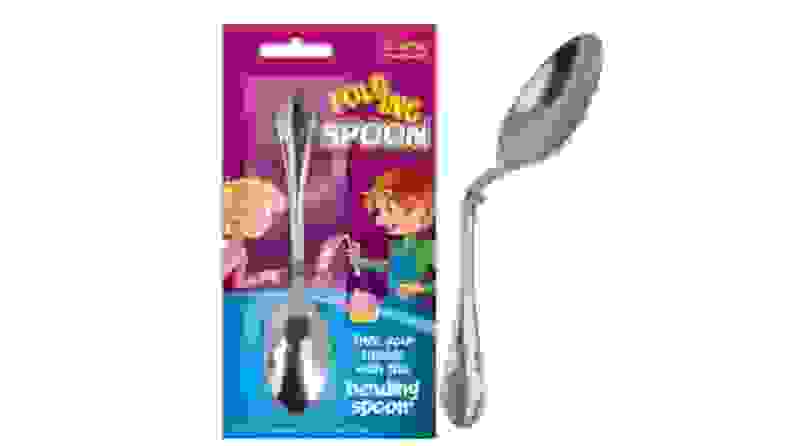 A bending prank spoon