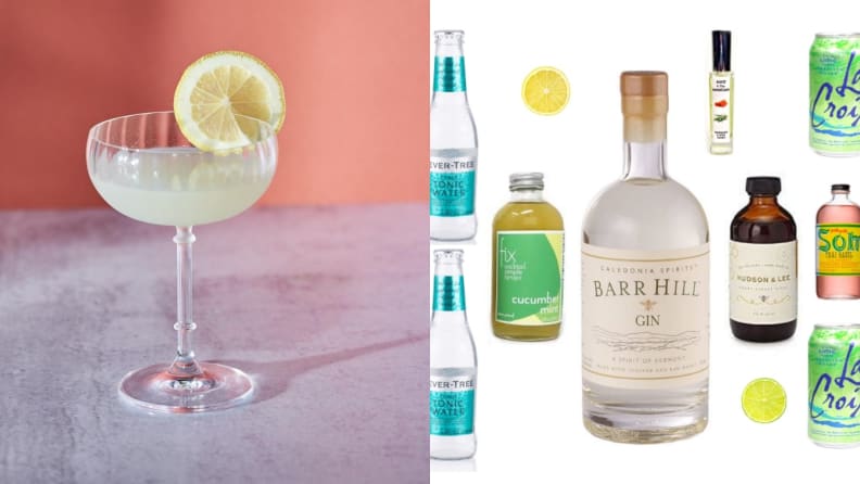 Each Crafted Taste kit focuses on a specific liquor, like this gin-centric option.