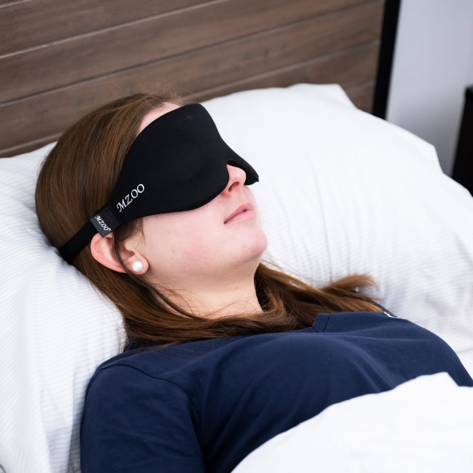  MZOO Sleep Eye Mask for Men Women, Zero Eye Pressure