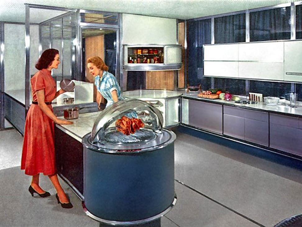Colored Kitchen Appliances Infused With Retro Charm Are Making A Comeback