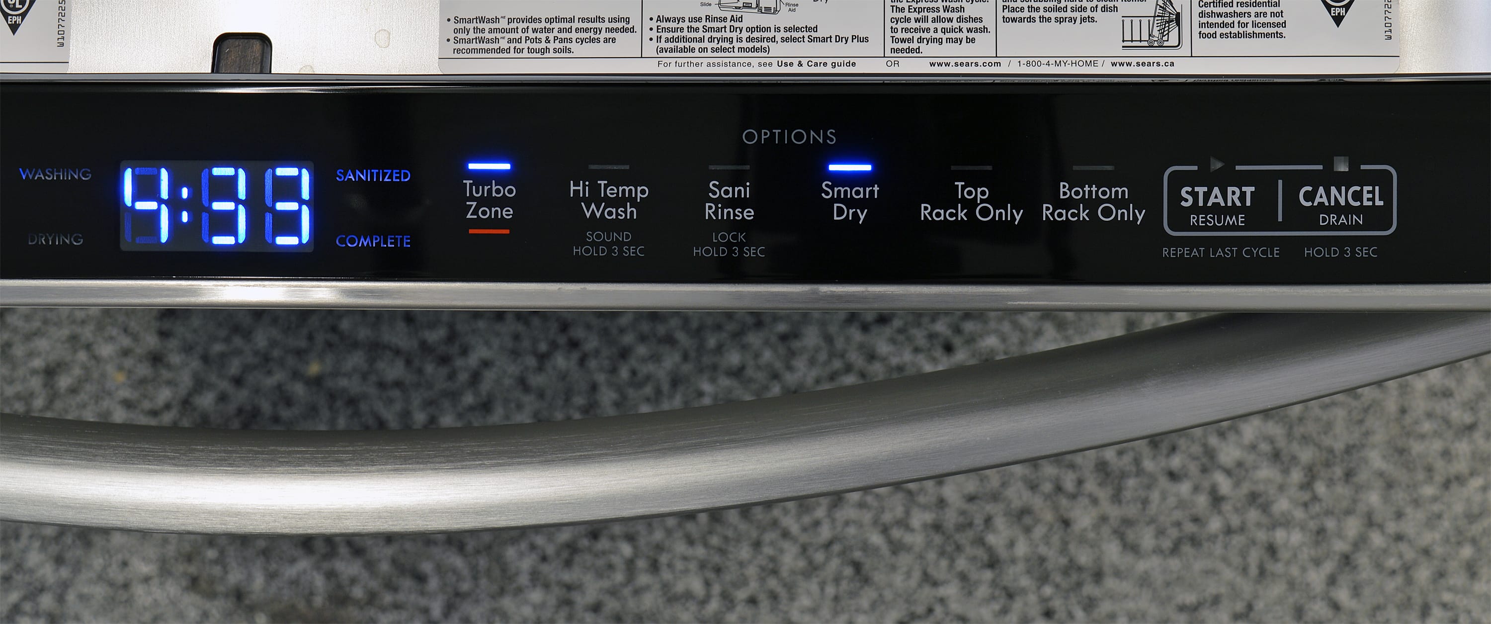 Kenmore Elite 14793 Dishwasher Review - Reviewed Dishwashers