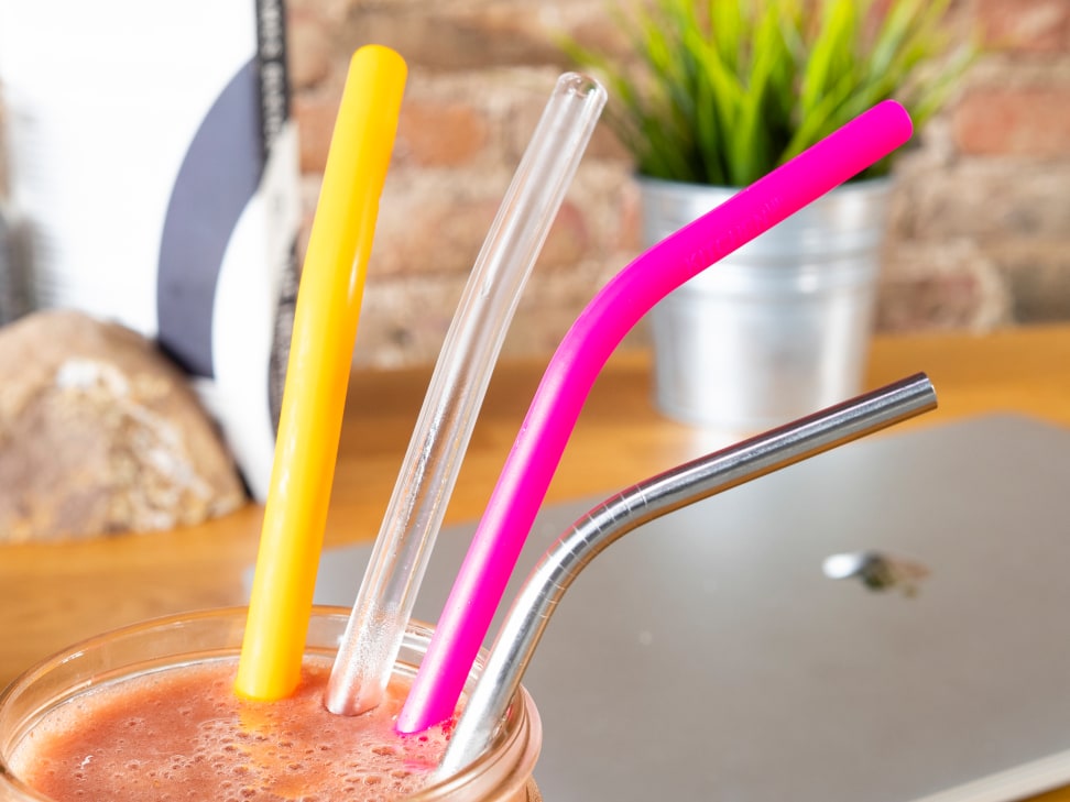 Straws Reusable Reusable Eco Friendly Drinking Straw Set Biodegradable and Organic Healthy Very Sturdy Eco Friendly Drinking Straw Ideal for Party Water Juice Bubble Tea Cocktail Smoothies Bamboo