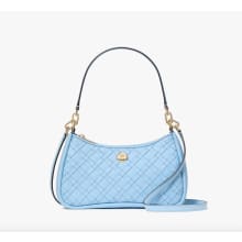 Product image of Kayla Woven Leather Small Convertible Shoulder Bag