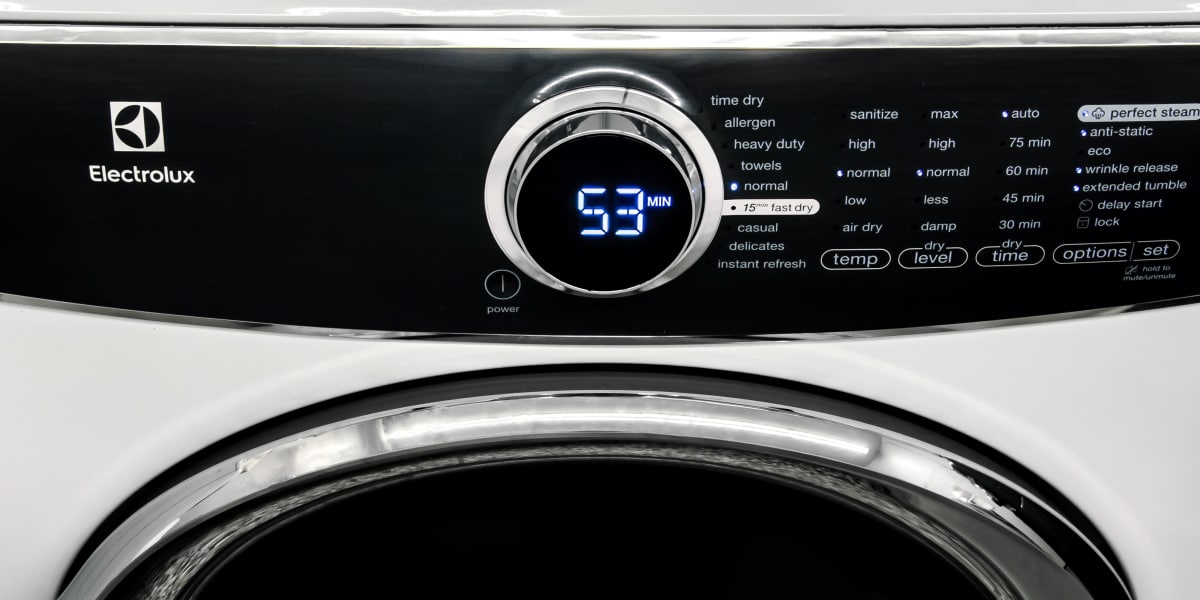 Electrolux EFME617SIW Electric Dryer Review - Reviewed.com Laundry