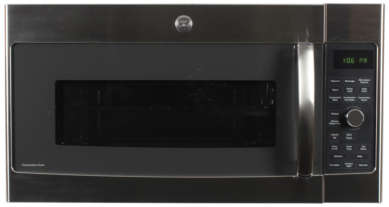 The GE PVM9179SFSS over-the-range microwave.