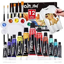 Product image of Colorful Fabric Paint Set