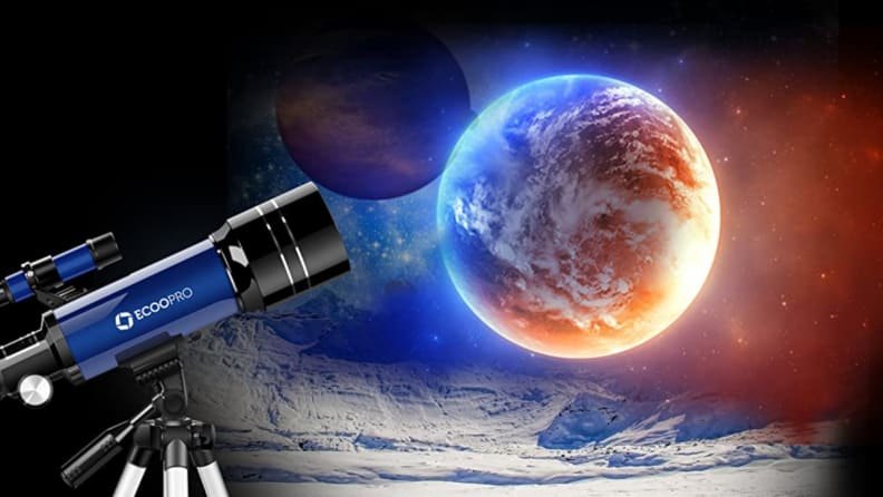 ZTYD Astronomical Telescope Refraction Telescope with Tripod Telephoto Deep Space High-Definition Moon Crater Gift