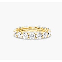 Product image of Yellow Gold Trellis Lab-Created Diamond Eternity Ring