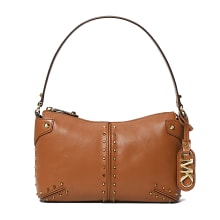 Product image of Michael Michael Kors Astor Large Studded Leather Shoulder Bag
