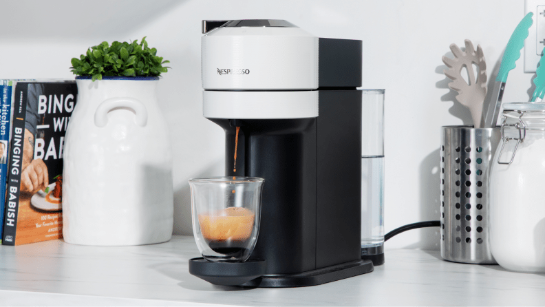 Nespresso Vertuo Next Espresso Machine by Delonghi - White