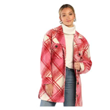 Product image of Cute Overload Pink and Red Plaid Coat
