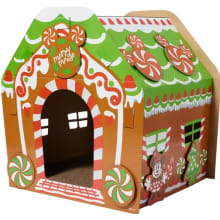 Product image of Disney Holiday Mickey & Friends Gingerbread Cardboard Cat House