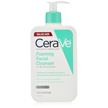 Product image of CeraVe Foaming Facial Cleanser and Renewing SA Cleanser