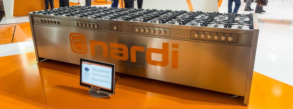 With a whopping 50 gas burners, Nardi's Vulcano is the biggest cooktop in the world.