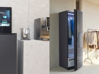 On the left, the LG mycup and on the right, the LG Styler.