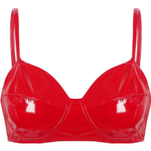 Product image of Zdhoor Wet Look PVC Push Up Bra