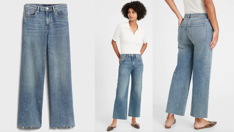 wide leg jeans