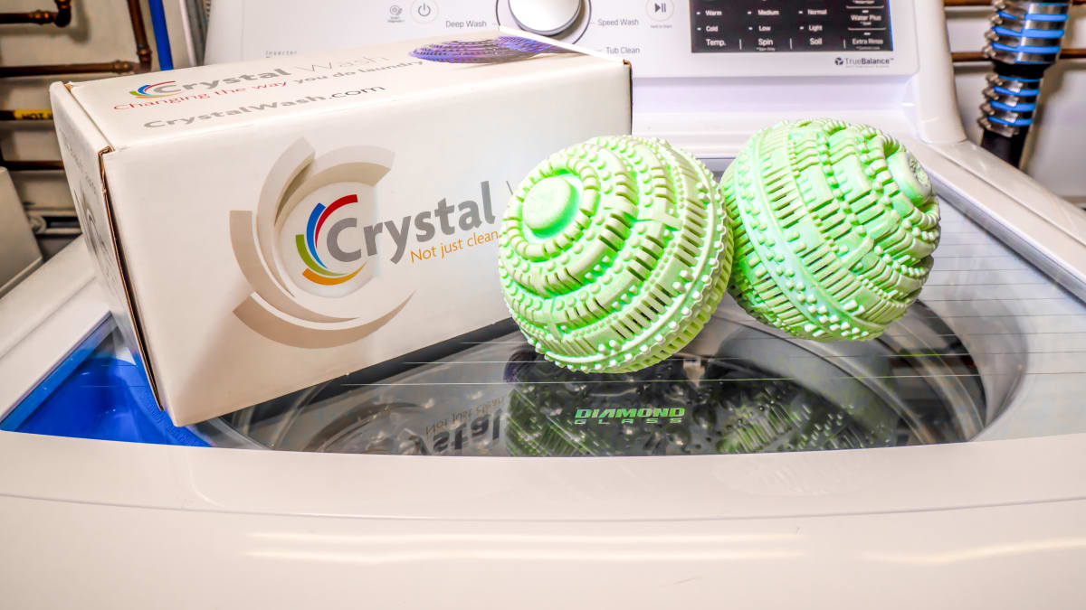 For Washzilla Anion Molecules Washing Machine Wash Cleaning Balls Ball Laun B4D8 