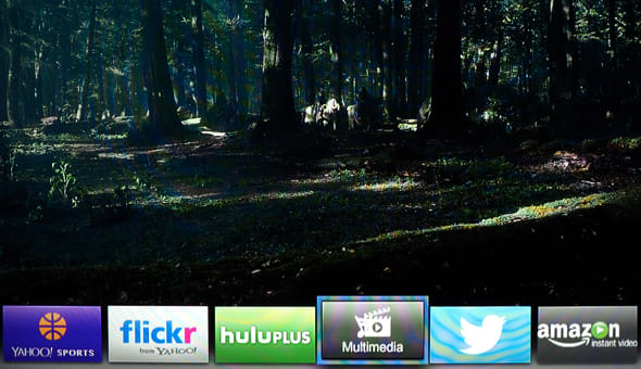 Vizio P652ui-B2 quick app bar