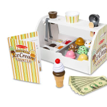 Product image of Melissa & Doug Wooden Scoop & Serve Ice Cream Counter