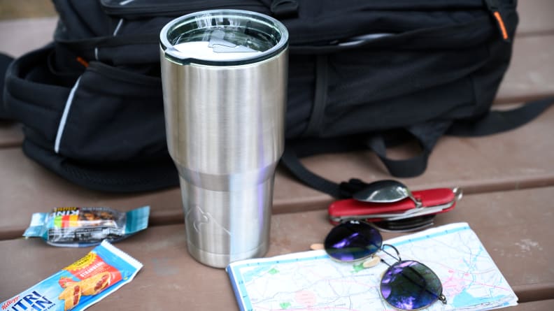 Just a size comparison.OZARK 40oz beside Yeti 30oz