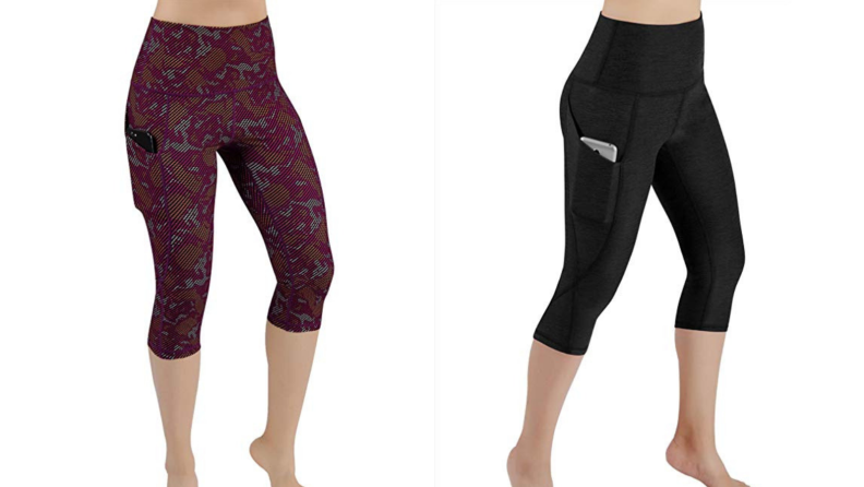 We adore Lululemon, but no worries—you don't have to pay that store's prices to get some good looking yoga pants. These ODODOS are top-sellers on Amazon.