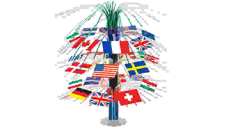 Beistle International Flag Centerpiece