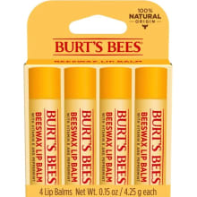 Product image of Burt's Bees Beeswax Lip Balm 4-Pack