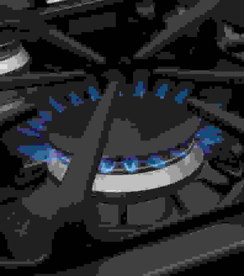 The front right burner led the charge when it came to boiling performance.
